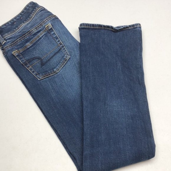 LIKE NEW AMERICAN EAGLE KICK BOOT STRETCH JEANS 426x30 🐎 - Picture 3 of 11